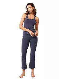 MANDALA | Damen Yoga Top Criss Cross | Azul oscuro