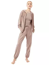 MANDALA | Damen Yogajacke Hoodie | Marrón