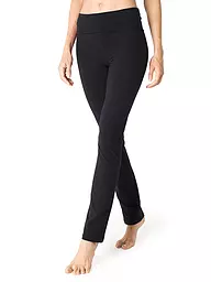 MANDALA | Pantalones de yoga clásicos Rolldown para mujer | Negro