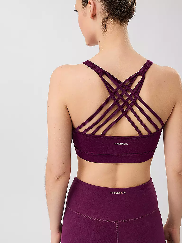 MANDALA | Sujetador de yoga Infinity de sujeción media para mujer |