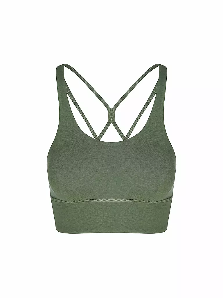 MANDALA | Sujetador deportivo para mujer New Studio Low Support | Verde oscuro