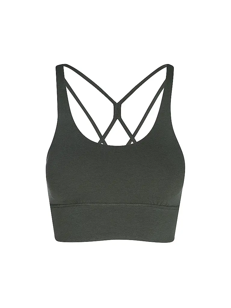 MANDALA | Sujetador deportivo para mujer New Studio Medium Support | Verde oscuro