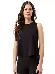 MANDALA | Tank de yoga cropped para mujer | Negro