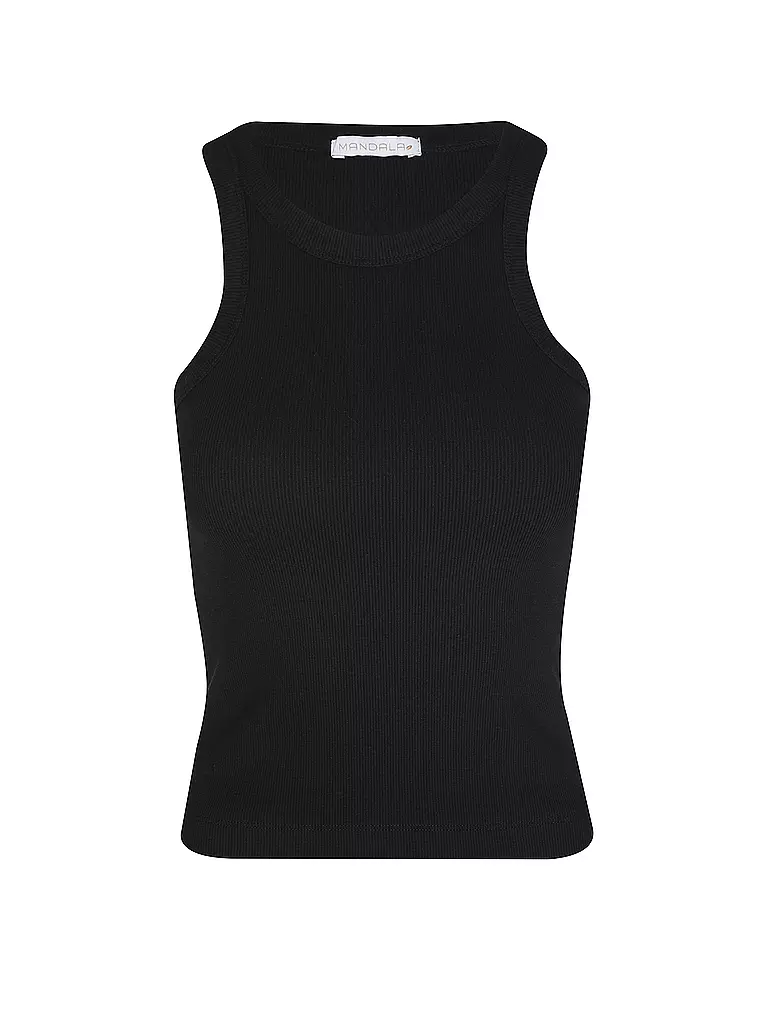 MANDALA | Top de yoga para mujer estilo "boy" | Negro