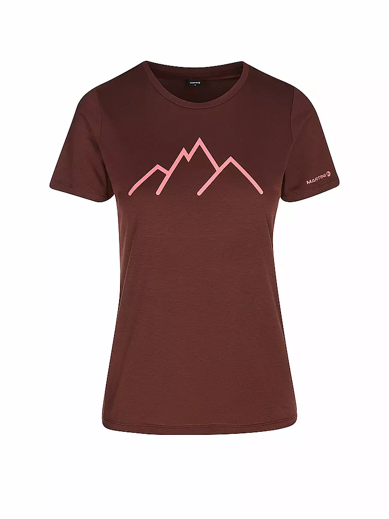 MARTINI | Camiseta funcional Alpmate para mujer | Rojo oscuro