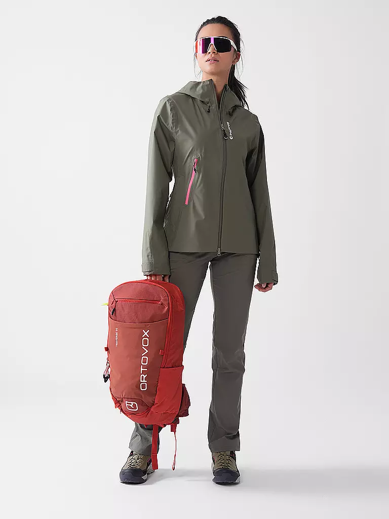 MARTINI | Chaqueta de senderismo para mujer Trektech 2.5L con capucha | Oliva