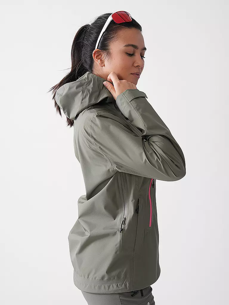 MARTINI | Chaqueta de senderismo para mujer Trektech 2.5L con capucha | Oliva