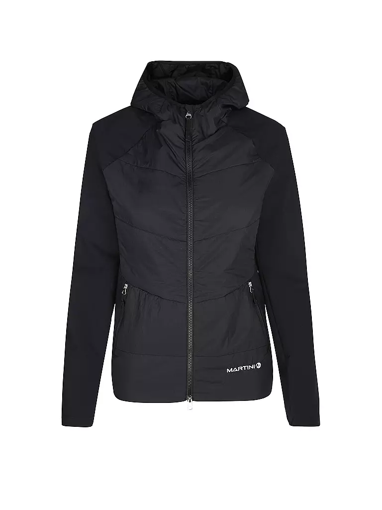MARTINI | Chaqueta híbrida Highventure Hoodie para mujer | Negro