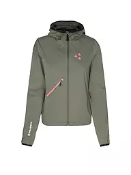 MARTINI | Chaqueta híbrida softshell Trektech con capucha para mujer | Oliva