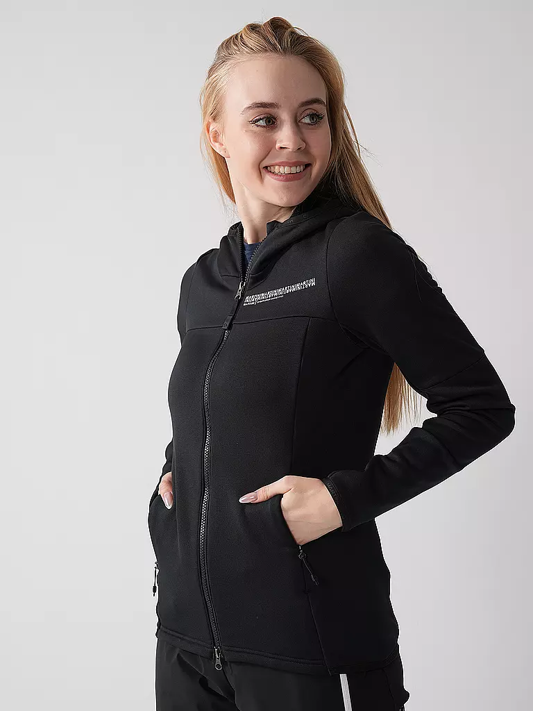 MARTINI | Chaqueta polar con capucha Recharge para mujer | Negro
