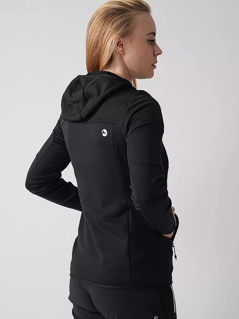 MARTINI | Chaqueta polar con capucha Recharge para mujer | Negro
