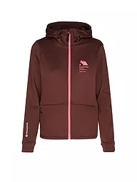 MARTINI | Damen Fleecejacke Sunrise Hoodie | Rojo oscuro