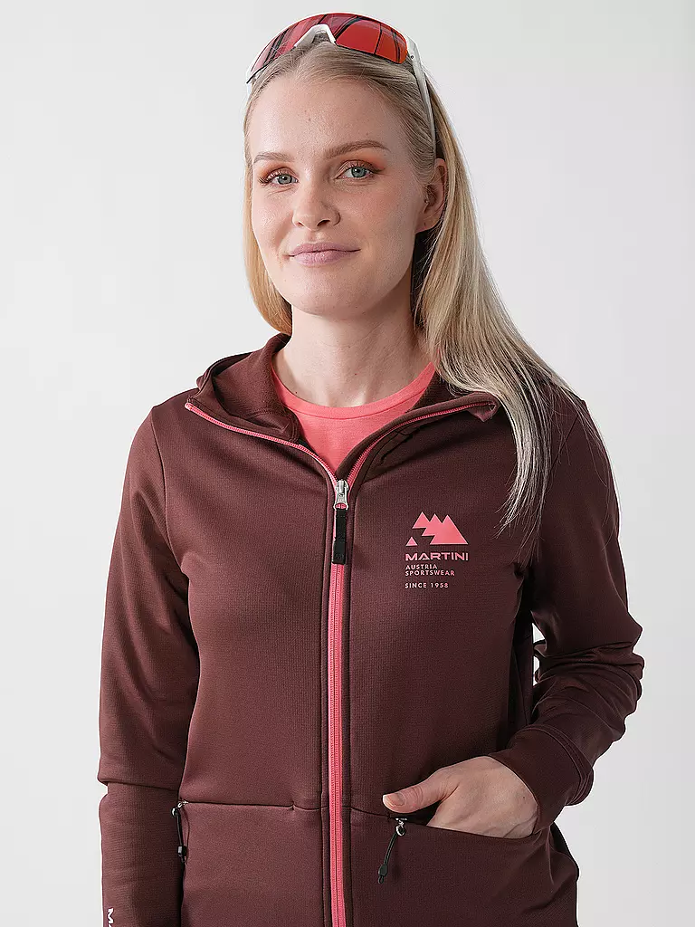 MARTINI | Chaqueta polar con capucha Sunrise para mujer |