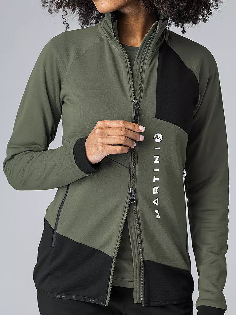 MARTINI | Damen Fleecejacke Argon | Oliva