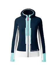 MARTINI | Damen Fleecejacke Hillclimb Hoodie | Azul oscuro