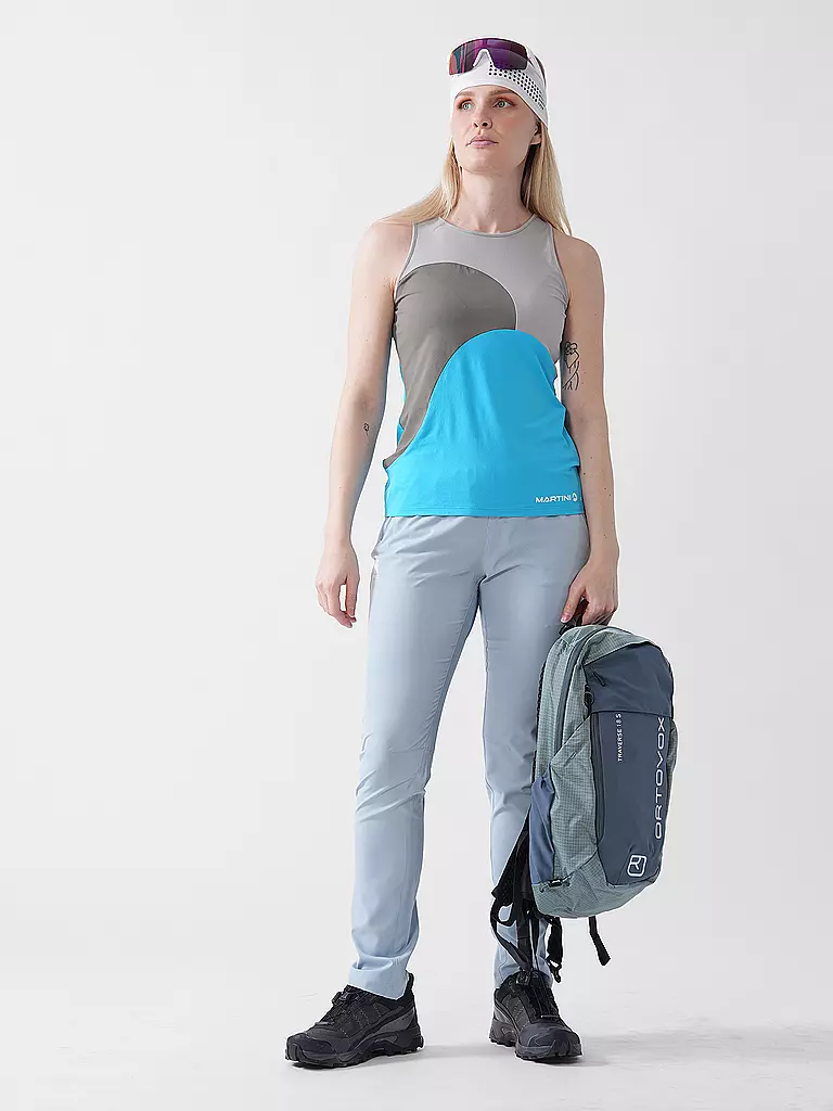 MARTINI | Damen Funktionstank Hillclimb | Azul claro