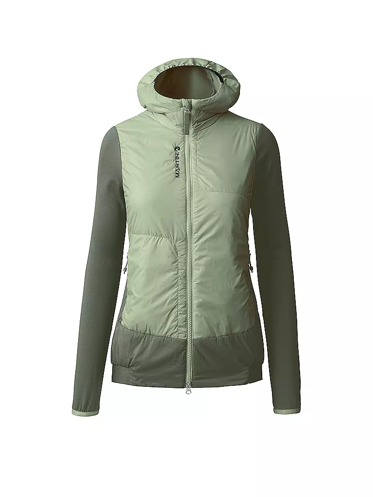 MARTINI | Damen Hybridjacke Alpmate Hoodie | Verde oscuro