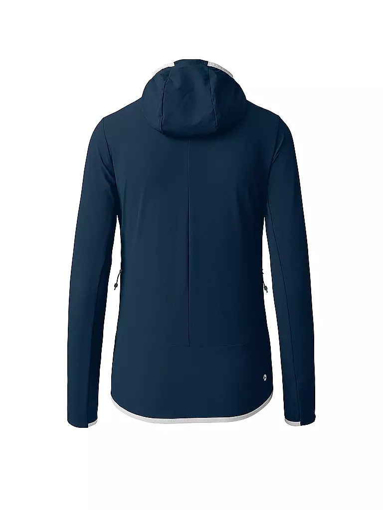 MARTINI | Damen Hybridjacke Hillclimb Hoodie | Azul oscuro