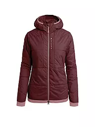 MARTINI | Damen Hybridjacke Vesuv Hoodie | Rojo oscuro