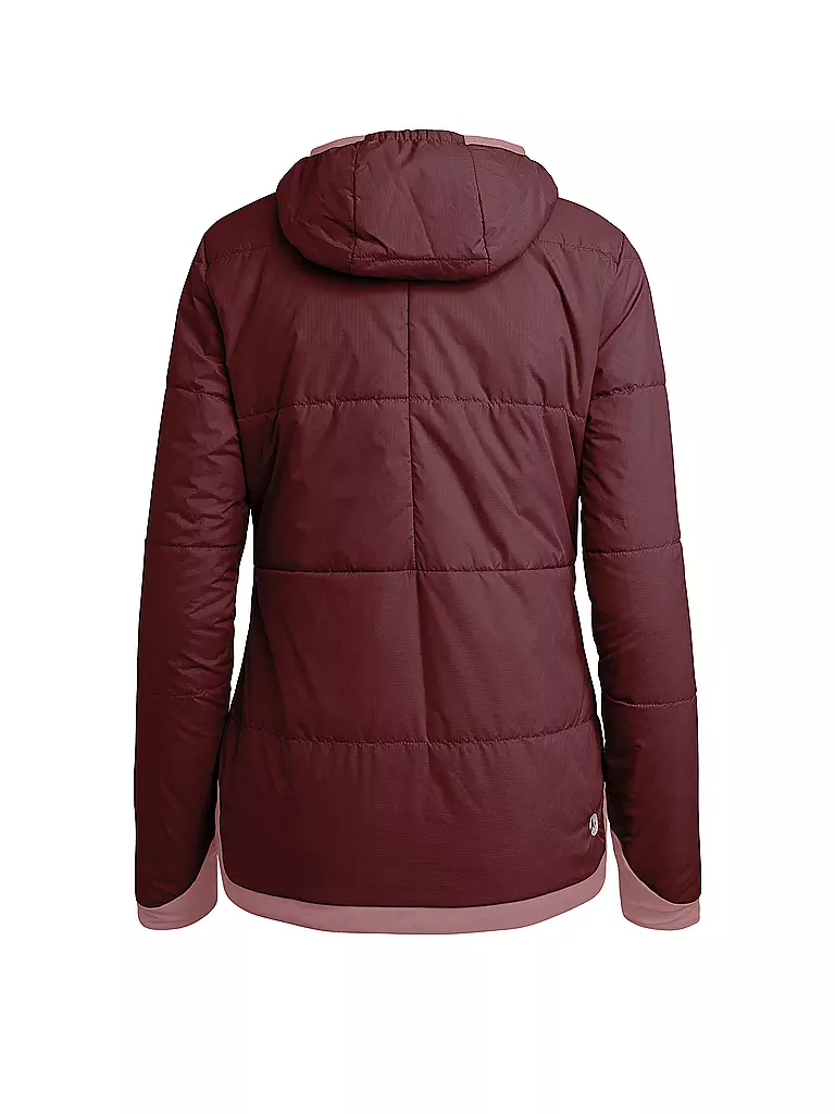 MARTINI | Damen Hybridjacke Vesuv Hoodie | Rojo oscuro