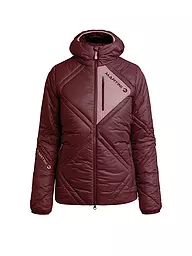 MARTINI | Damen Isojacke Broad Peak Hoodie | Rojo oscuro