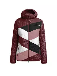 MARTINI | Damen Isojacke MTN Cook Hoodie | Rojo oscuro