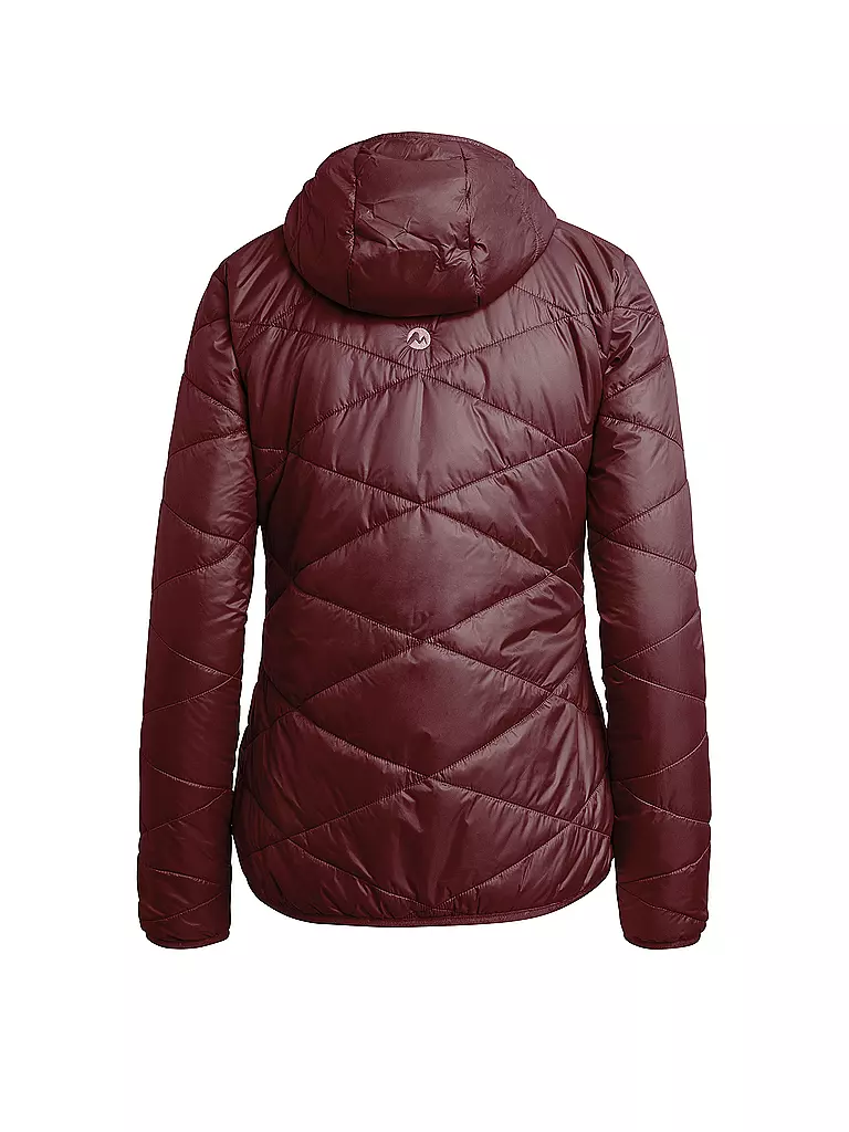 MARTINI | Damen Isojacke MTN Cook Hoodie | Rojo oscuro