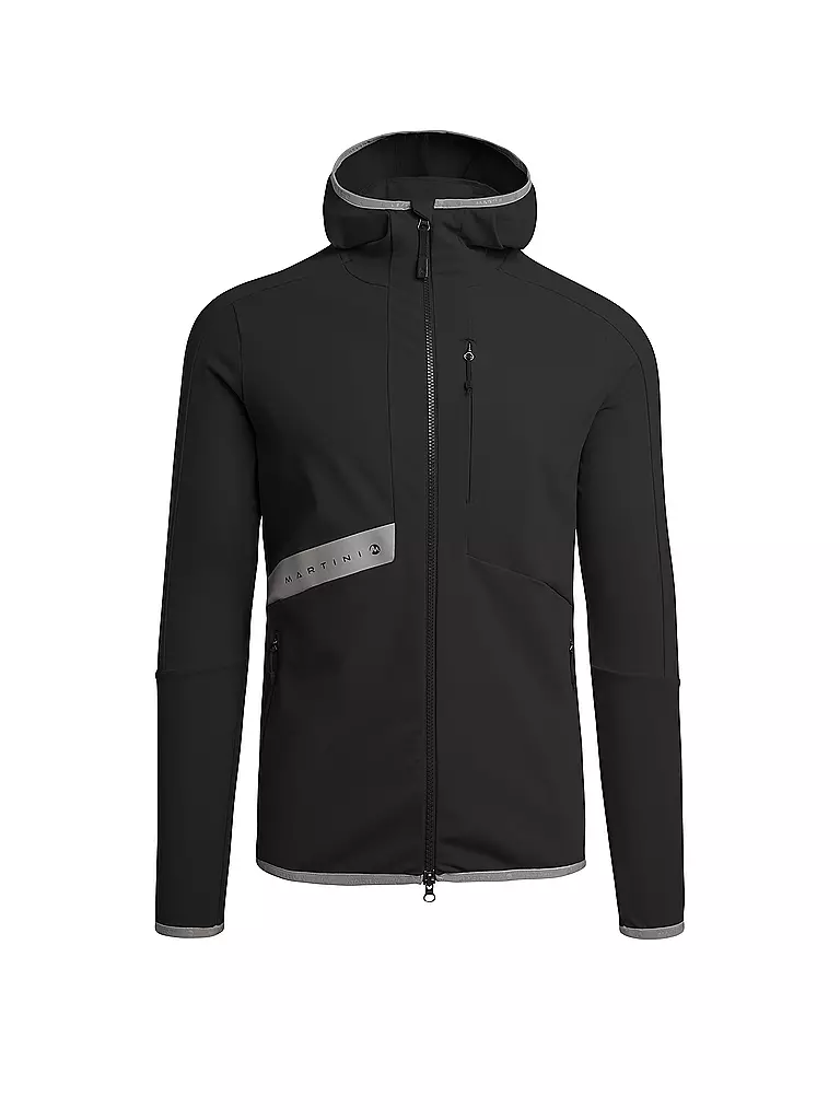 MARTINI | Herren Fleecejacke Feel Free Hoodie | Negro