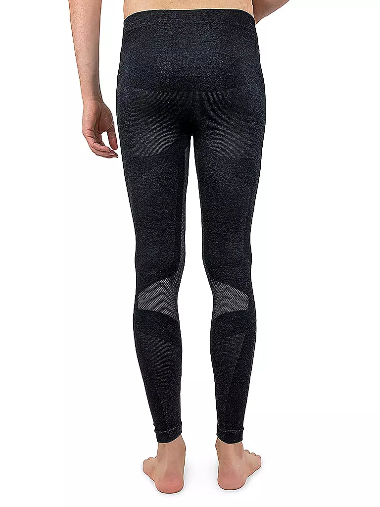 MERINO & MORE | Calzoncillos largos funcionales para hombre | Negro