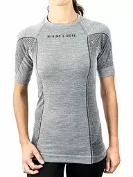 MERINO & MORE | Camiseta funcional de manga corta para mujer | Gris