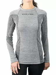 MERINO & MORE | Camiseta funcional de manga larga para mujer | Gris