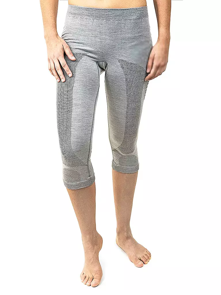 MERINO & MORE | Mallas térmicas 3/4 para mujer | Gris