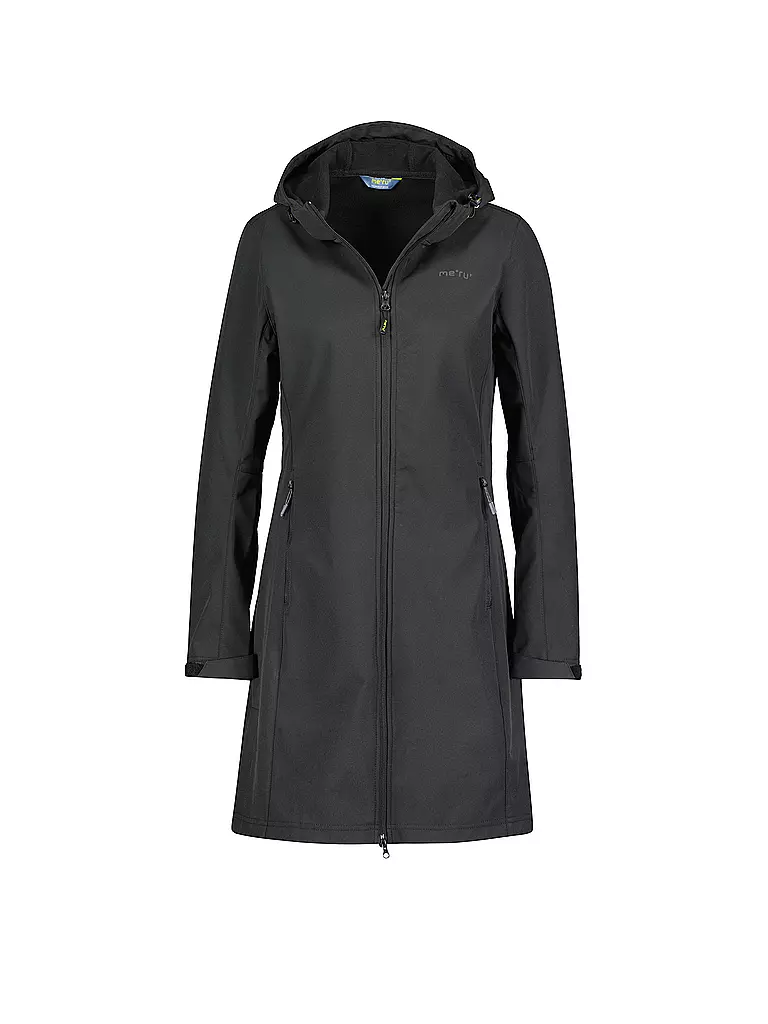 MERU |  Damen Softshellmantel Brest  | Negro