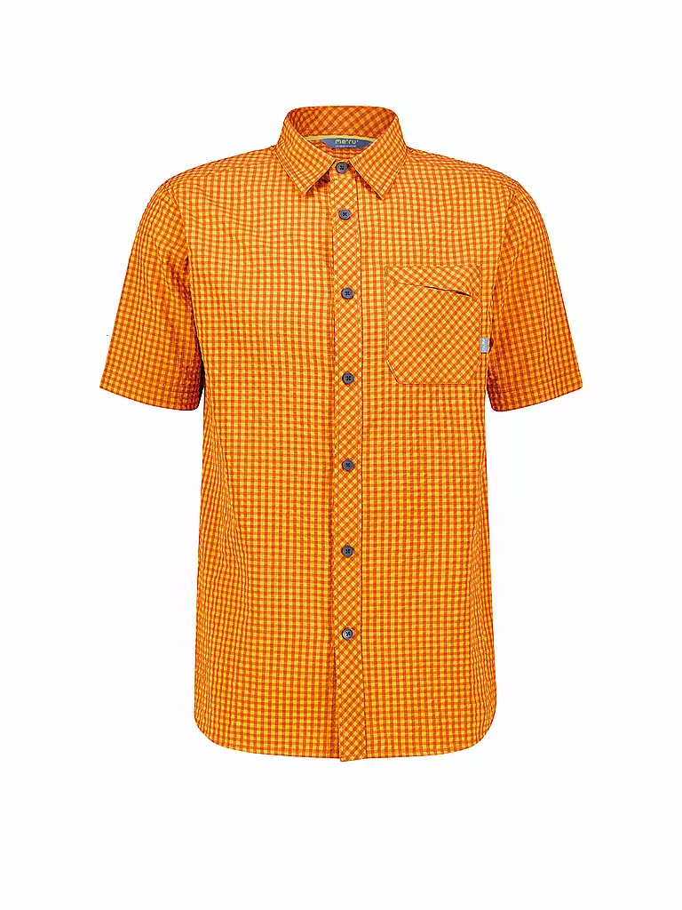MERU |  Herren Wanderhemd Egio  | Naranja