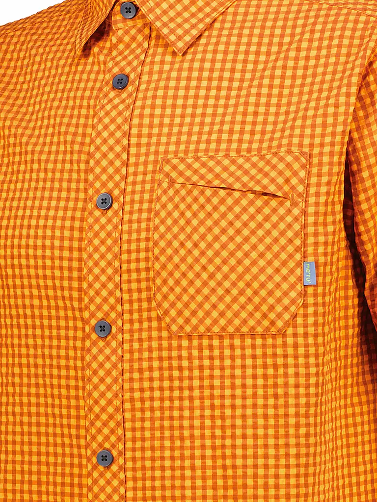 MERU |  Herren Wanderhemd Egio  | Naranja