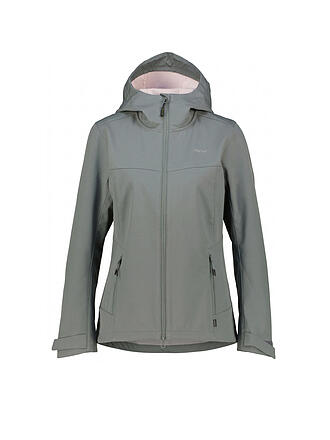 MERU | Chaqueta Softshell Burdeos con Capucha para Mujer