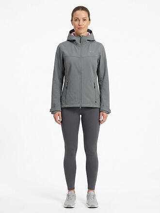 MERU | Chaqueta Softshell Burdeos con Capucha para Mujer