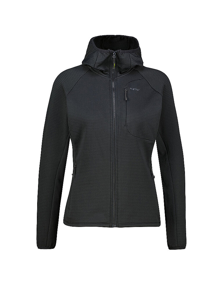 Chaqueta polar Kalaiya con capucha para mujer negro XL