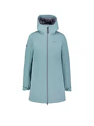 MERU | Abrigo de invierno con capucha Nora para mujer | Gris claro