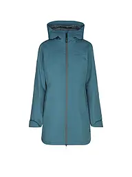 MERU | Abrigo de invierno con capucha Nora para mujer | Petróleo