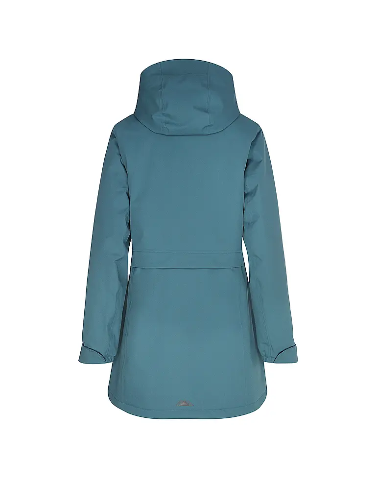 MERU | Abrigo de invierno con capucha Nora para mujer | Petróleo