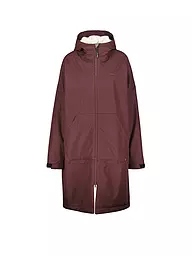 MERU | Abrigo de invierno para mujer Aalborg Loos con capucha plegable | Marrón