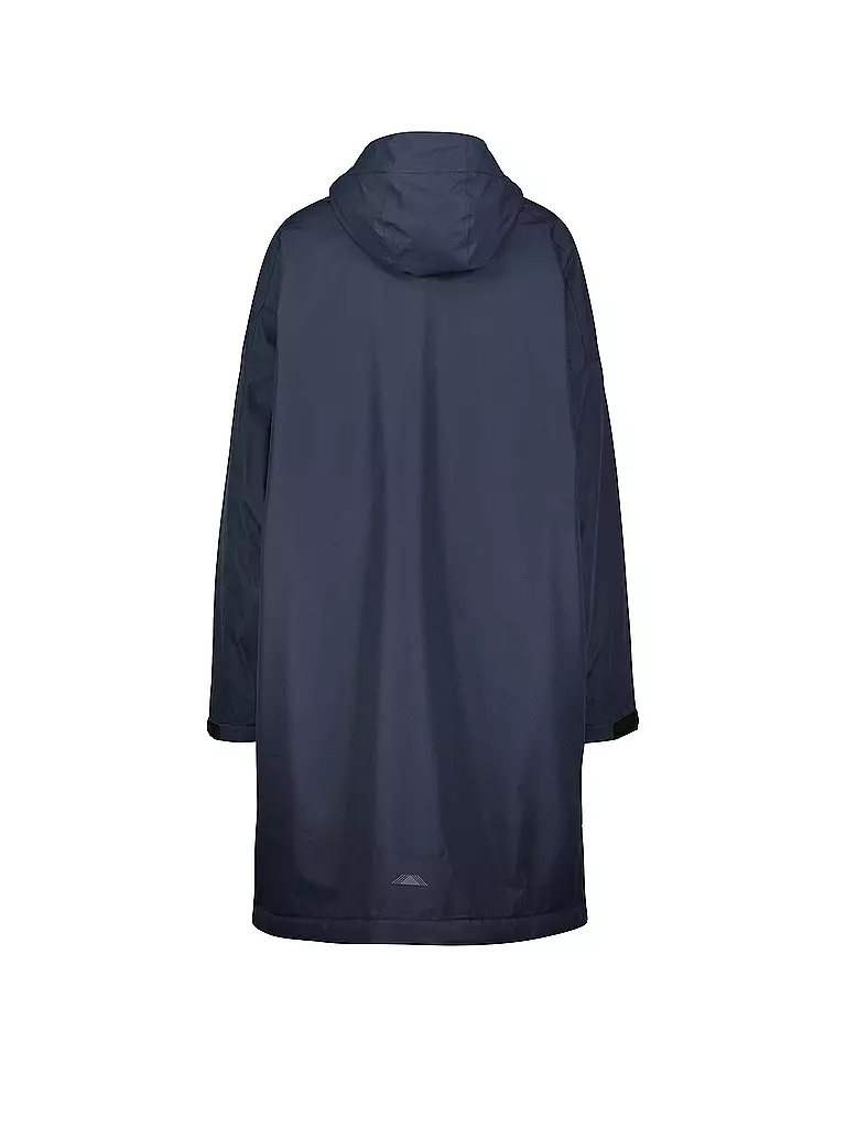 MERU | Abrigo de invierno para mujer Aalborg Loos con capucha plegable | Azul oscuro