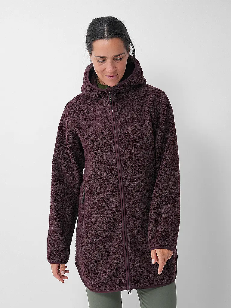 MERU | Abrigo de invierno para mujer Sigtuna con capucha y forro polar de peluche |