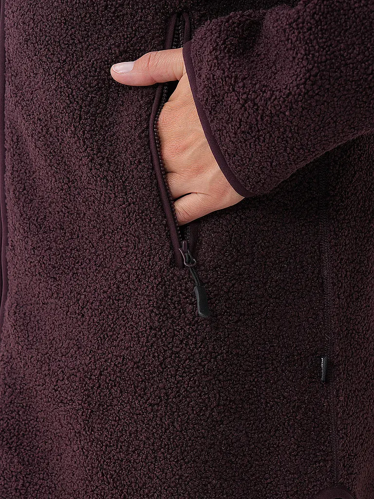 MERU | Abrigo de invierno para mujer Sigtuna con capucha y forro polar de peluche |