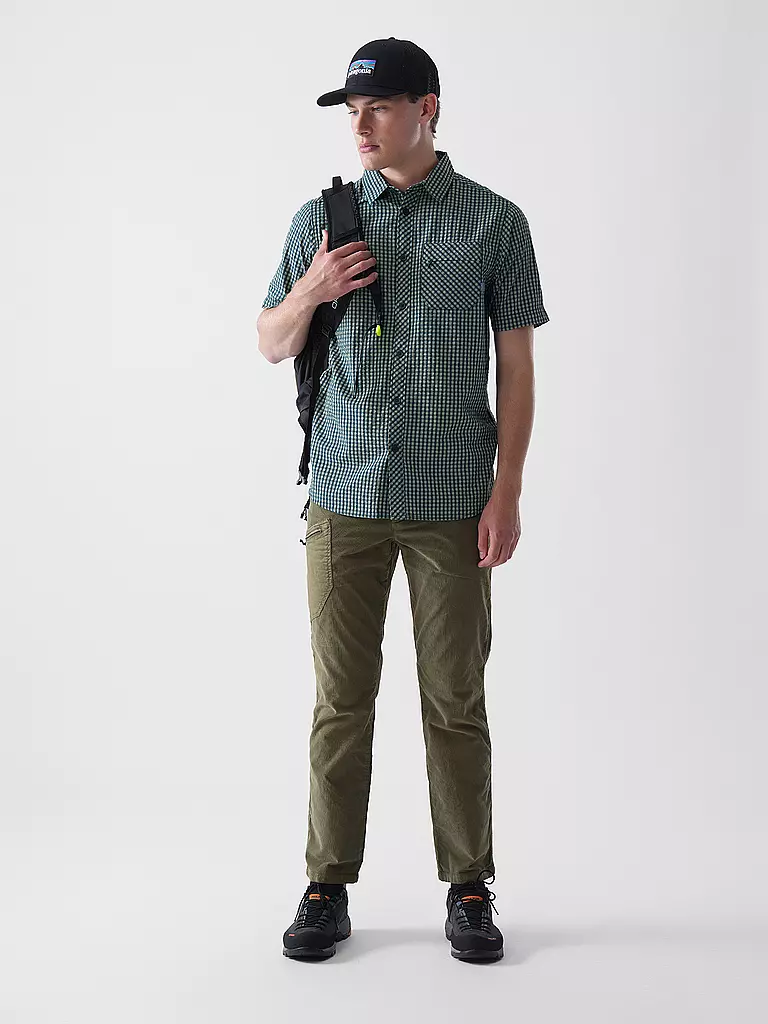 MERU | Camisa de senderismo para hombre Valongo Uni | Verde oscuro