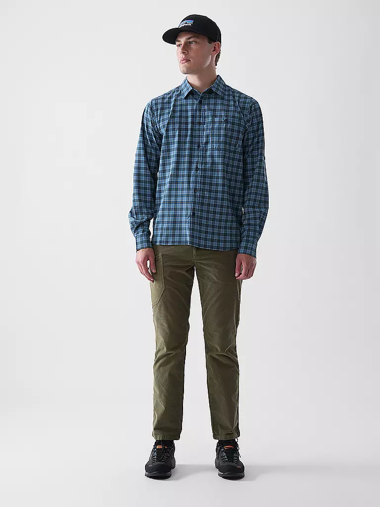 MERU | Camisa outdoor para hombre Peania | Azul oscuro