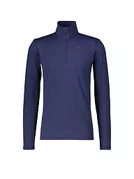 MERU | Camiseta funcional con cremallera Langesund para hombre | Azul oscuro