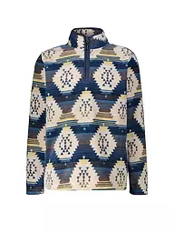 MERU | Camiseta funcional con cremallera para hombre Tomar Print | Beige