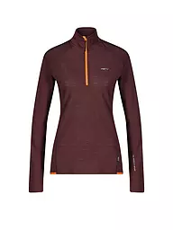 MERU | Camiseta funcional con cremallera Vordingborg para mujer | Marrón